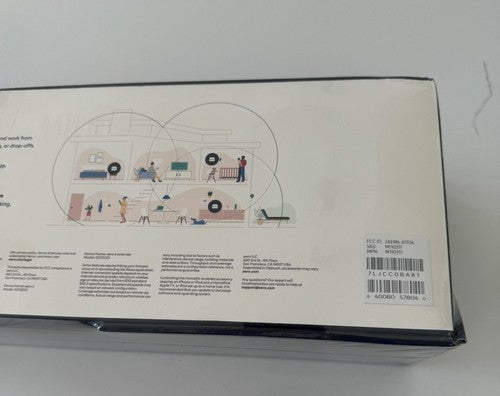 eero 6 Dual-Band Mesh Wi-Fi 6 System, 3-pack, White - Factory Sealed - NEW!
