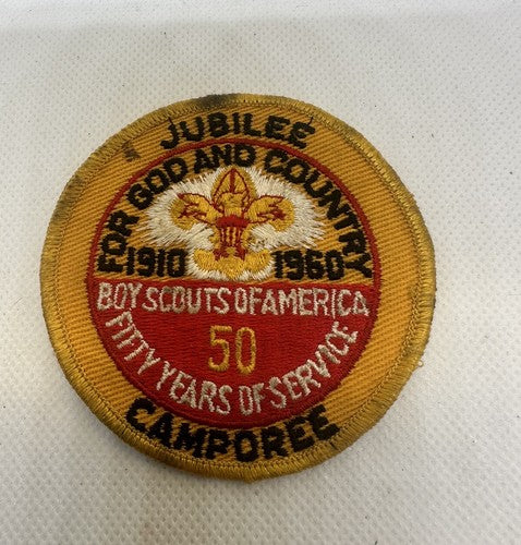 1960 Boy Scout Jubilee Camporee Patch