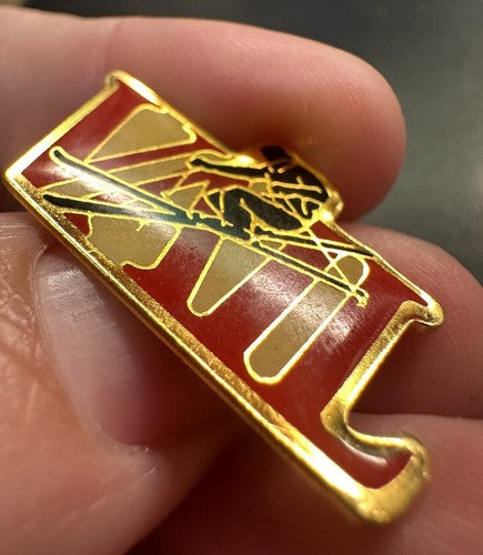 Vail Colorado Ski Resort Skier Jumping Ski Pin