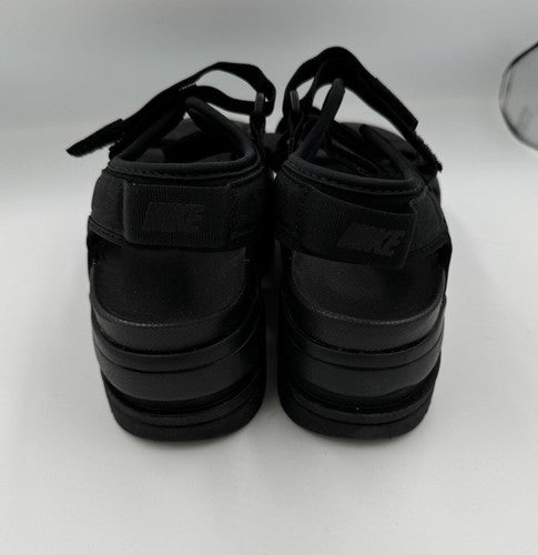 Nike Icon Women's Platform Strappy Sandals Size 7 Black Streetwear Sport