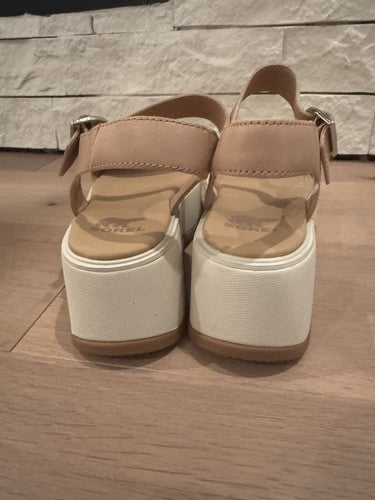 Sorel 2069731 Beige Day Spring Ankle Strap Sandal Women’s Size 6