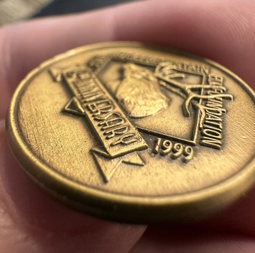 Vintage Rocky Mountain Elk Foundation 15th Anniversary Hunting Hat Lapel Pin