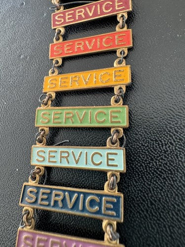 Masonic Order of the Rainbow for Girls Merit Service Badge Pot of Gold Badge Pin