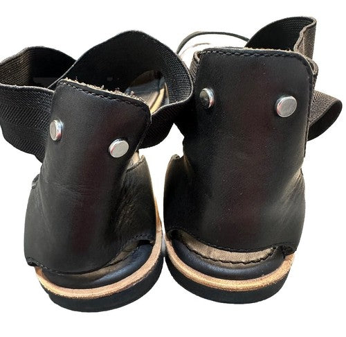 Sorel Womens Black Leather Elastic Gladiator Sandals Size US 10.5