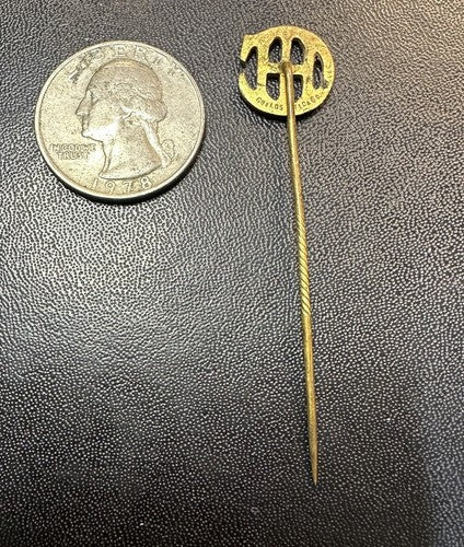 Antique International Harvester Company Brass Stick Pin IHC Advertising Childs
