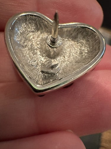 Swarovski Brave Heart American Flag 9/11 Patriotic Commemorative Tack Pin NWT