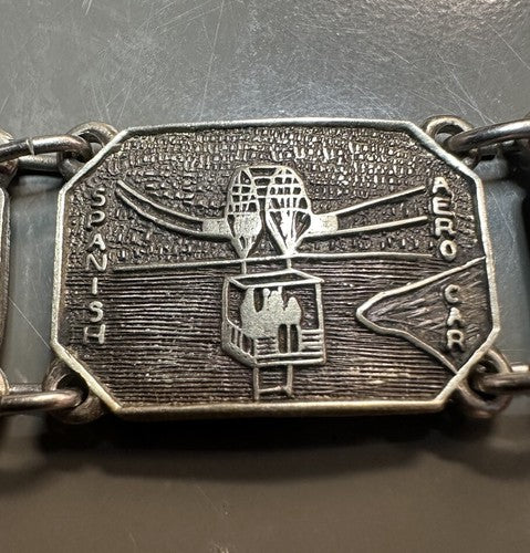 Vintage Post 1930 Canada Niagara Falls Bracelet Silver Tone Non-magnetic 6.75”
