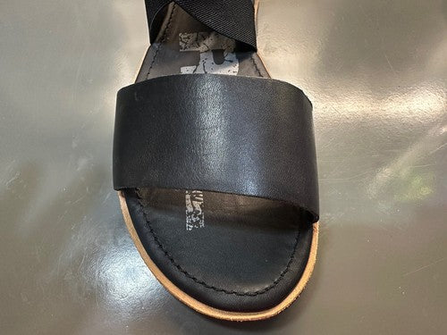 Sorel Womens Black Leather Elastic Gladiator Sandals Size US 10.5