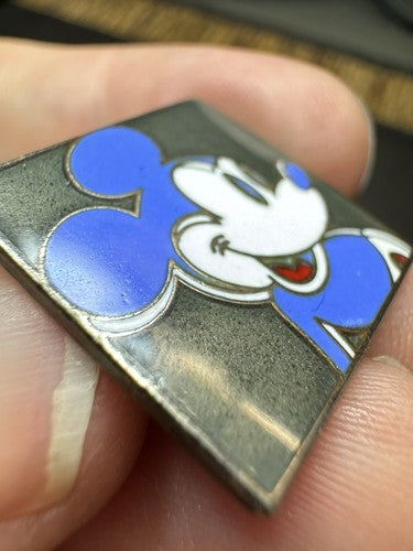 Vintage Disney Acme Studios Mickey Mouse Andy Warhol Enameled Pin 1994 Blue