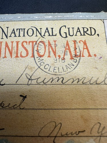 1918 WWI FORT CAMP MCCLELLAN ANNISTON AL RPPC & FOLDER POSTCARD WITH 20 VIEWS