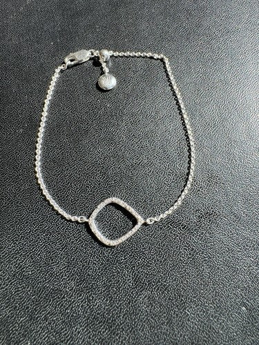 Monica Vinader Riva Diamond Kite Bracelet - Sterling Silver - $298