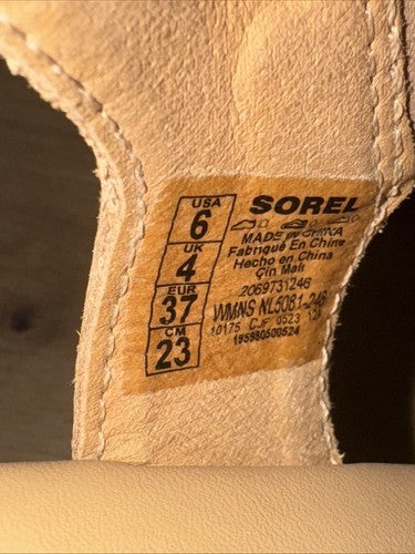 Sorel 2069731 Beige Day Spring Ankle Strap Sandal Women’s Size 6