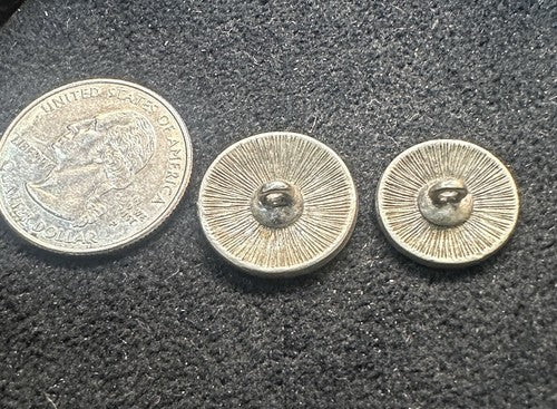Vintage American Express Travel Service Set of Metal Suit Buttons RARE AMEX