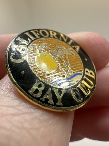 Vintage CALIFORNIA BAY CLUB Lapel Pin RARE