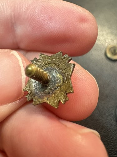 Early VFW Membership Pin Screwback - Veterans of Foreign Wars Vintage