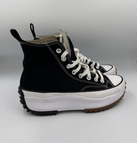 Converse Black Run Star Hike Platform Shoes 166800C Womens Sz 8.6 Mens Sz 7
