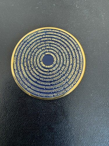 Denver Metro Law Enforcement Agencies DNC 2008 CHALLENGE COIN Police - RARE!
