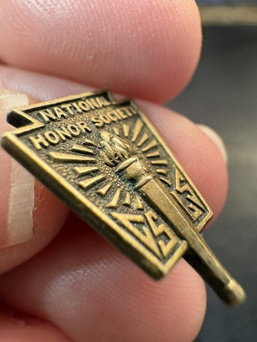 Yellow Gold Filled National Honor Society Pin/Brooch - 1.86 Grams