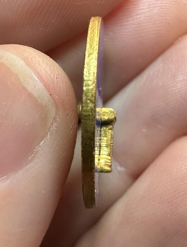 VINTAGE SQUIBB CENTENNIAL GOLD FILLED LAPEL PIN DIEGES & CLUST Bristol Myers