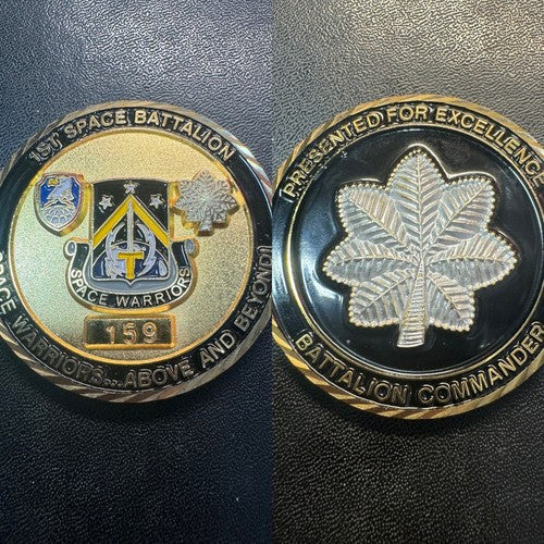 1st Space Battalion Space Warriors Challenge Coin Brigade and Beyond Numbered
