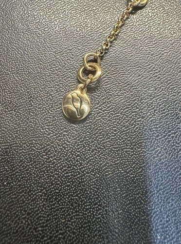 Chloe and Isabel Pavé Triangle Long Pendant Necklace N334G