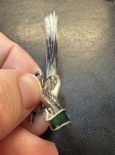 Bad Wildbad Mountaineering Alpine Horsehair Souvenir Enamel Pin Badge Germany
