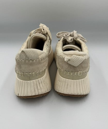 Dolce Vita Dolen Sneaker Women’s Size 7.5 Ivory Crochet Look