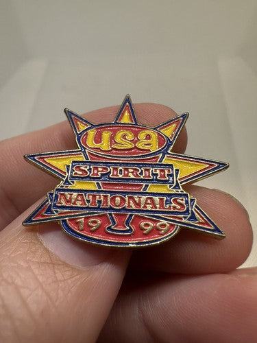 VTG 1999 USA Spirit Nationals Cheer Cheerleader Pin United Association UCA