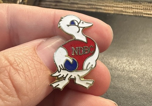 Vintage National Duckpin Bowling Congress NDBC Lapel Pin Duck