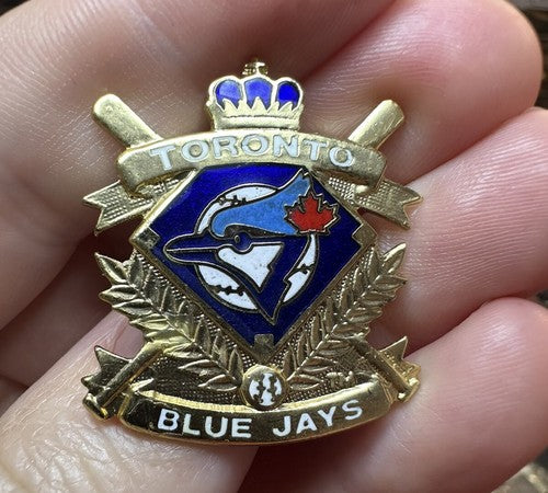 Toronto Blue Jays Souvenir Lapel Pin Canada 1990 MLB Baseball Peter David
