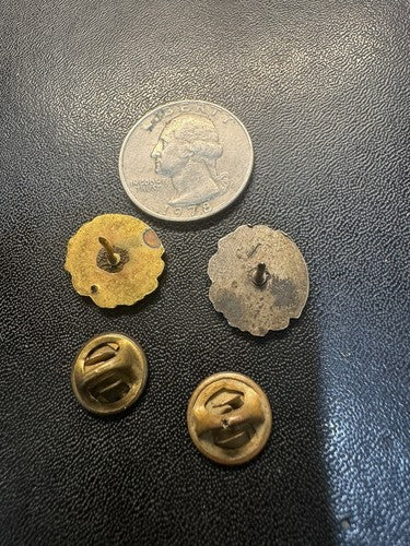 Vtg Revere Copper & Brass 10 and 20 Year Employee Pins