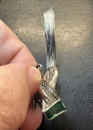 Bad Wildbad Mountaineering Alpine Horsehair Souvenir Enamel Pin Badge Germany