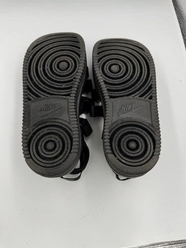 Nike Icon Women's Platform Strappy Sandals Size 7 Black Streetwear Sport