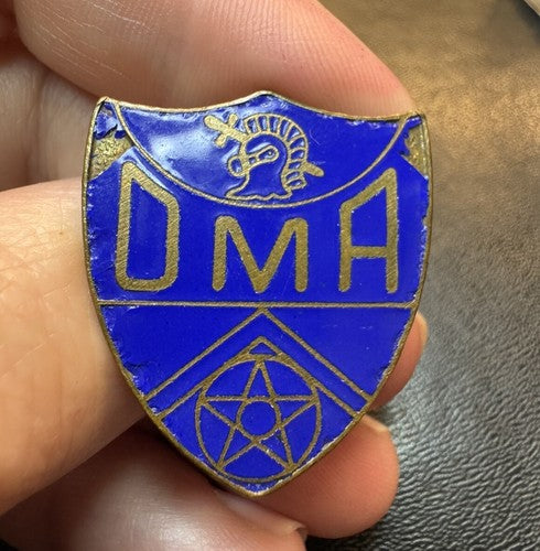 US Army Oklahoma Military Academy Insignia Collar Pin DI - NS Meyer