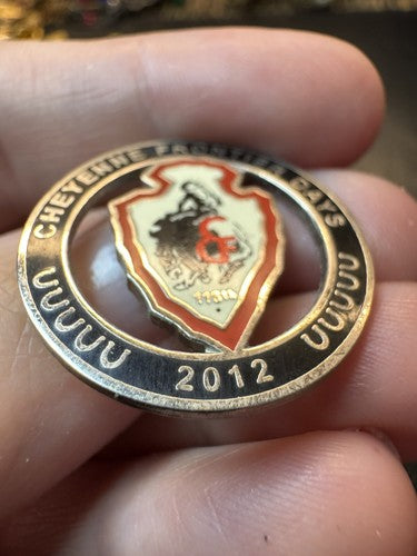 2012 Cheyenne Frontier Days Collectible Pin Souvenir Badge Rodeo