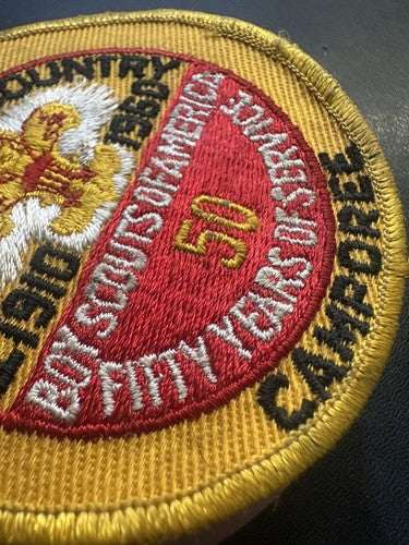 1960 Boy Scout Jubilee Camporee Patch