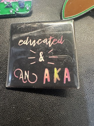 Lot of 4 AKA / Alpha Kappa Alpha Sorority Pins VOTE 2020 Pretty Girl Club
