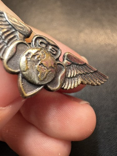 RARE Girl Scout 1946-1963 WING SCOUT PIN Senior Aviation Membership Insignia