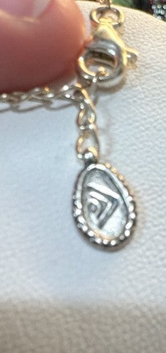 SILPADA N3087 Sterling Silver DUOMO CHAIN NECKLACE Open Circle Hammered Pendant