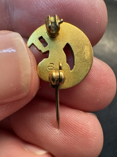 10k Gold Alpha Gamma Rho Vintage Fraternity Pin Badge