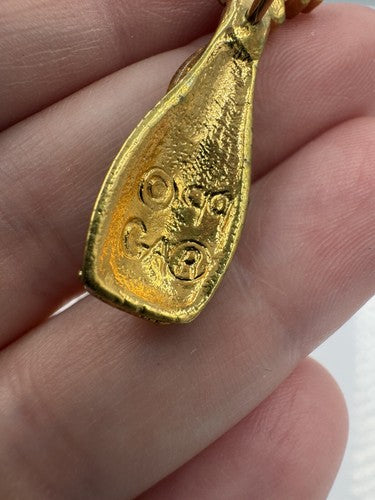 VINTAGE GLITTER AURORA BOREALIS CHAMPAGNE BOTTLE PIN NEW YEAR’S EVE