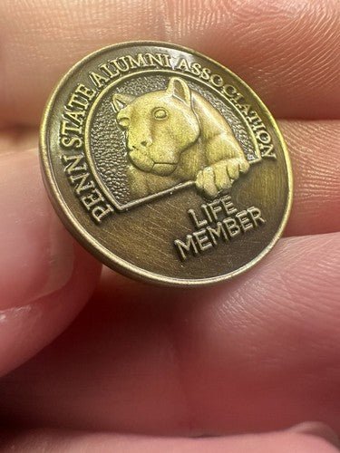 Penn State Alumni Association Life Member Lapel Pin Nittany Lion