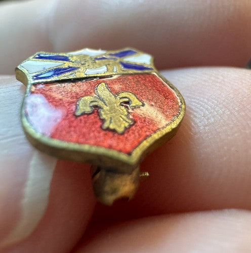 242nd Coast Artillery Battalion Crest Sweetheart Pin RARE