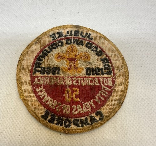 1960 Boy Scout Jubilee Camporee Patch