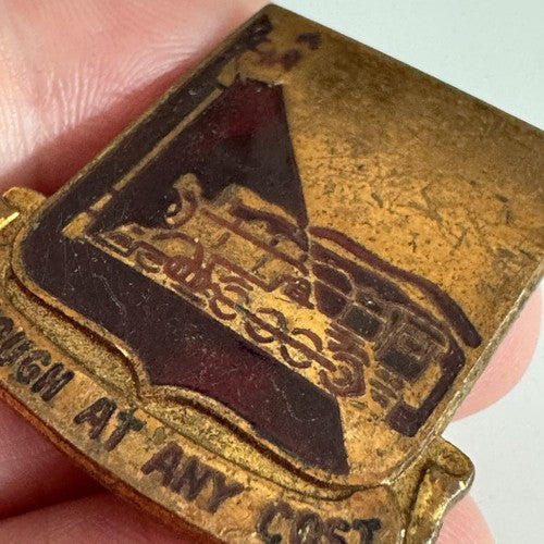 714th Transportation Battalion Railway Through At Any Cost DUI DI Pin GEMSCO