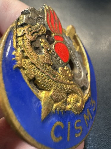 Centre d'Instruction Spécialisé 3 CISM AFN Drago Paris Metargent French Army Pin