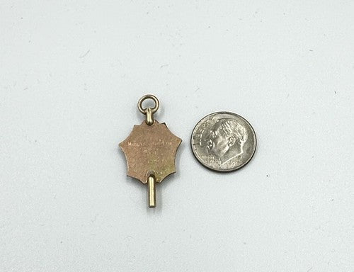 1941-42 University Of Missouri Sophomore Council Key Charm Fob Alpha Gamma Rho