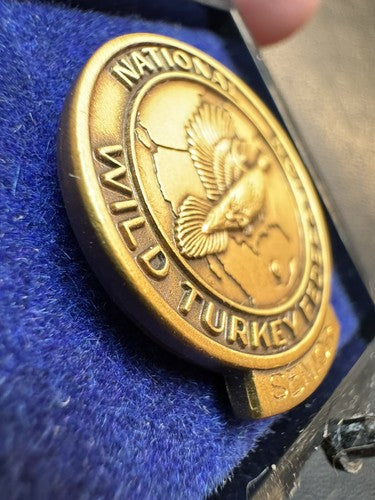 NWTF National Wild Turkey Federation Senior Sponsor Lapel Hat Pin New in Box
