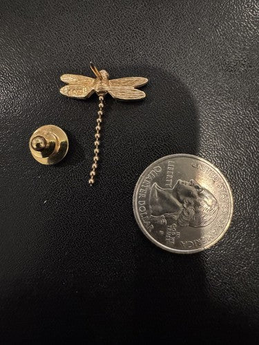 Signed Avon Dragonfly Brooch Pin Badge Jewellery Insect Collectable Gift Present