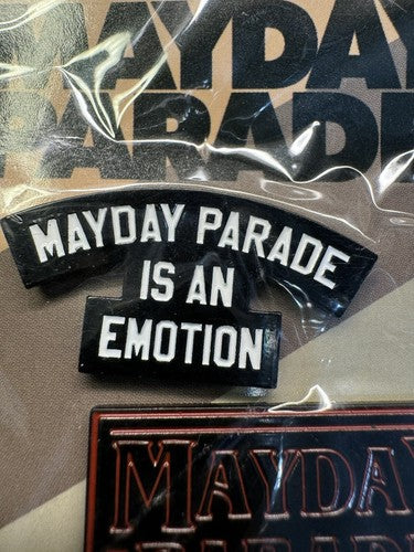 MAYDAY PARADE Is An Emotion 3 Piece Enamel Pins - Excellent!